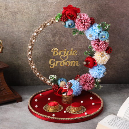 Couple Braid Ring Plate