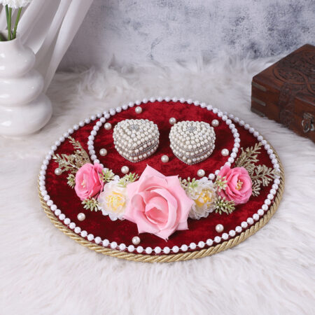 Pearls & Petals Red