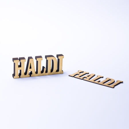 Haldi Name Cutout