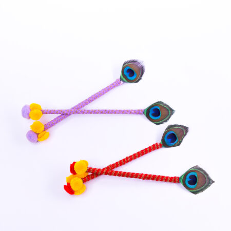 Peacock Feather Sticks Pack of 6